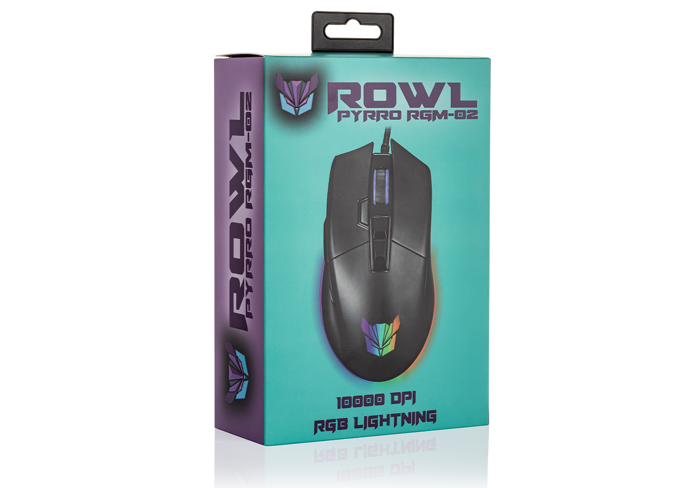 Rowl RGM-02 PYRRO USB Siyah RGB Aydınlatmalı 10000DPI Gaming Oyuncu Mouse